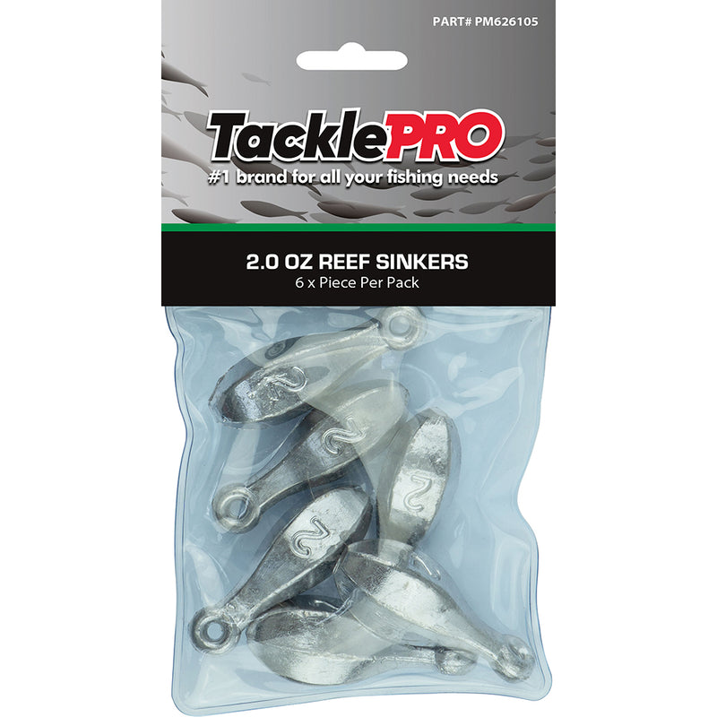 Tacklepro Reef Sinker 2.0Oz - 6Pc