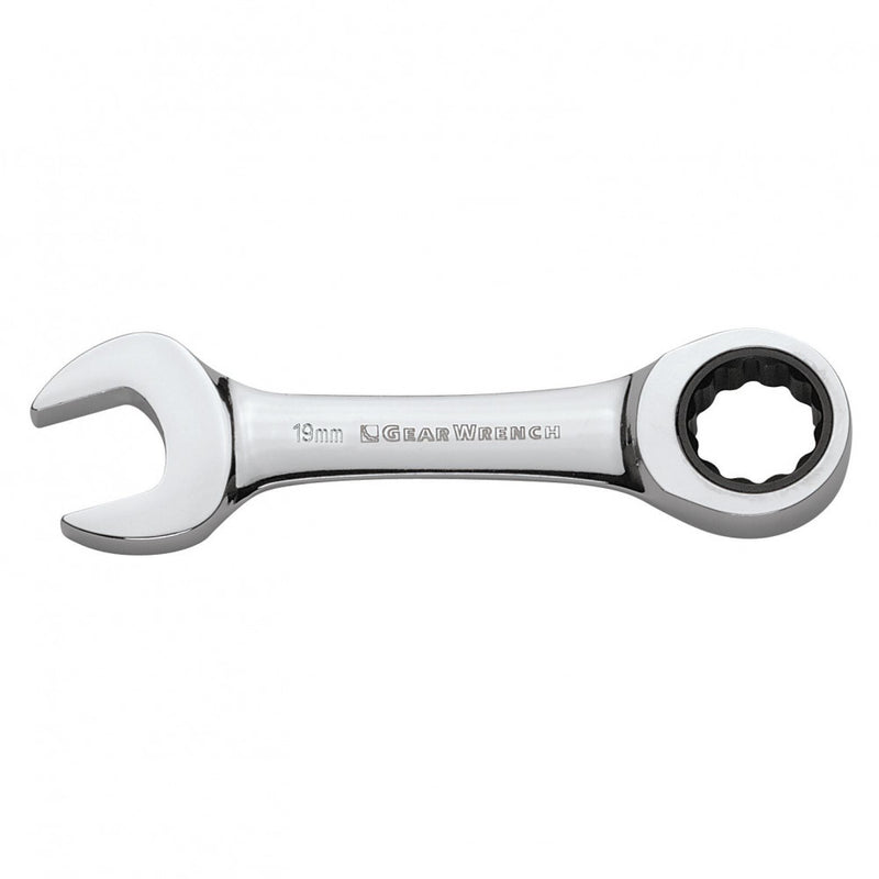 GearWrench Wrench Combination Ratcheting Stubby MET 10mm - 9510DD