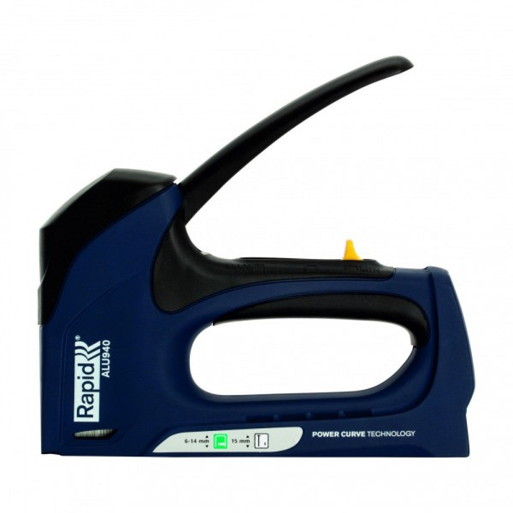 Rapid ALU940 Aluminium Powercurve Tacker / Stapler