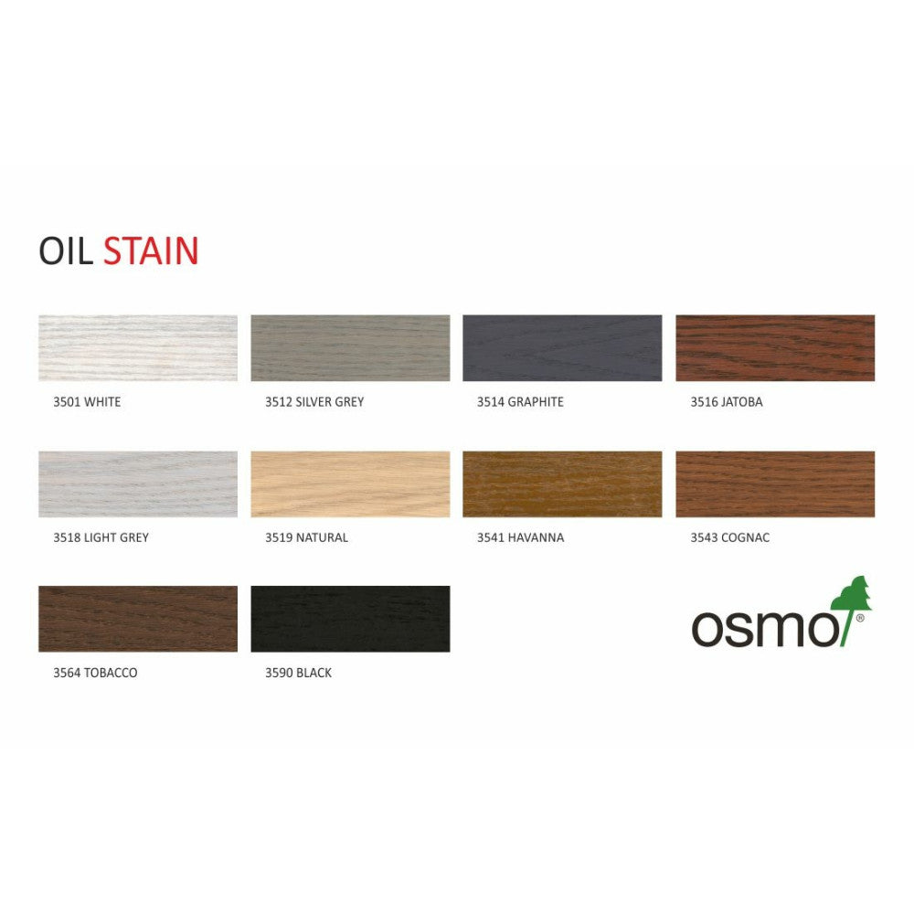 Osmo Oil Stain 1 Litre Silver Grey 3512 Osmo Oil Stain 1 Litre Silver Grey 3512