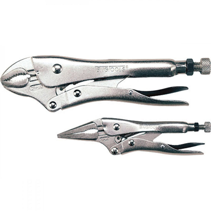 Teng 2Pc Power Grip Plier Set