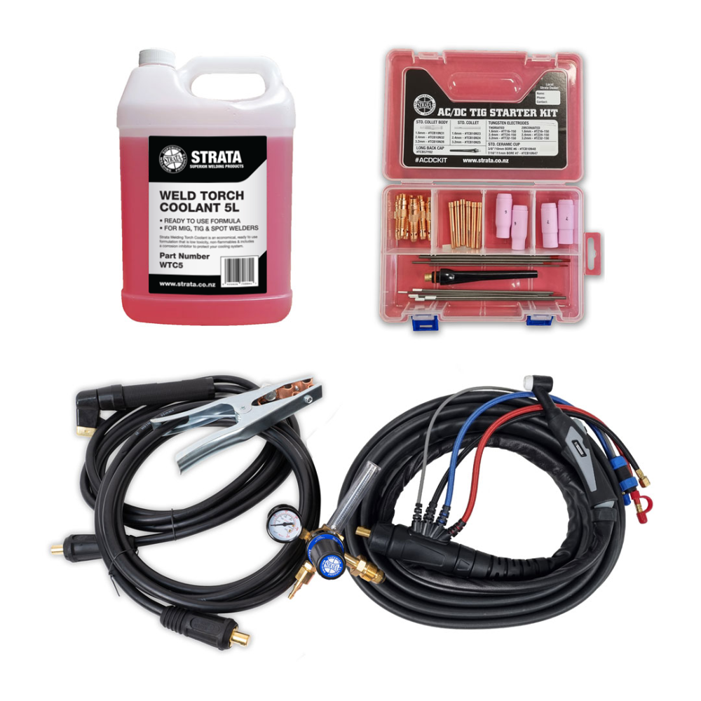 AdvanceTig250ACDC Water-Cooled Package With 2-Wheel Trolley