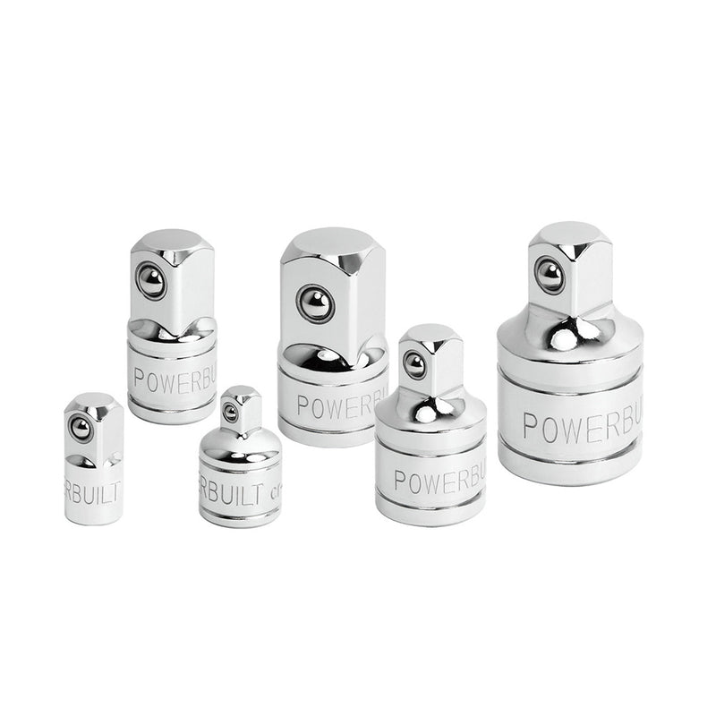 Powerbuilt 6pc Socket Adaptor Set