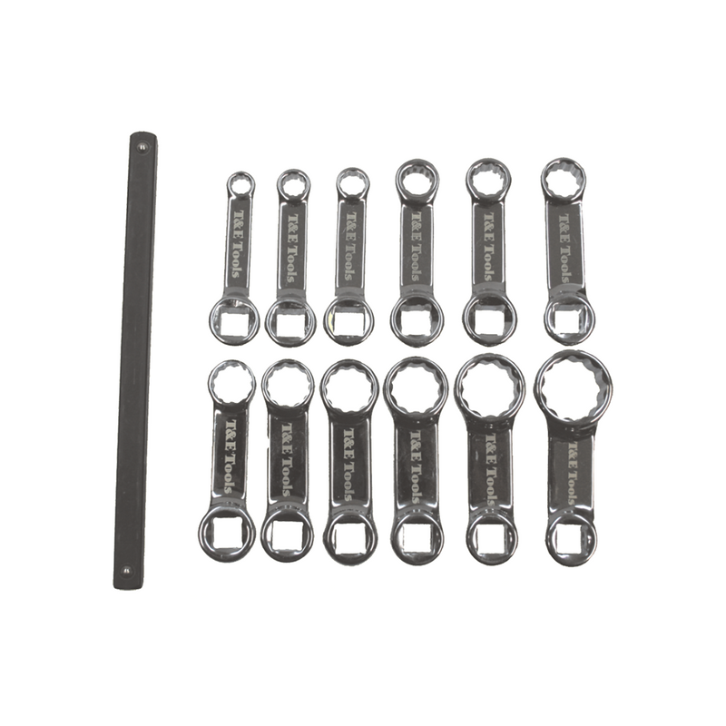 T&E Tools Torque Adaptor Set 3/8DR 12PC 6-19mm