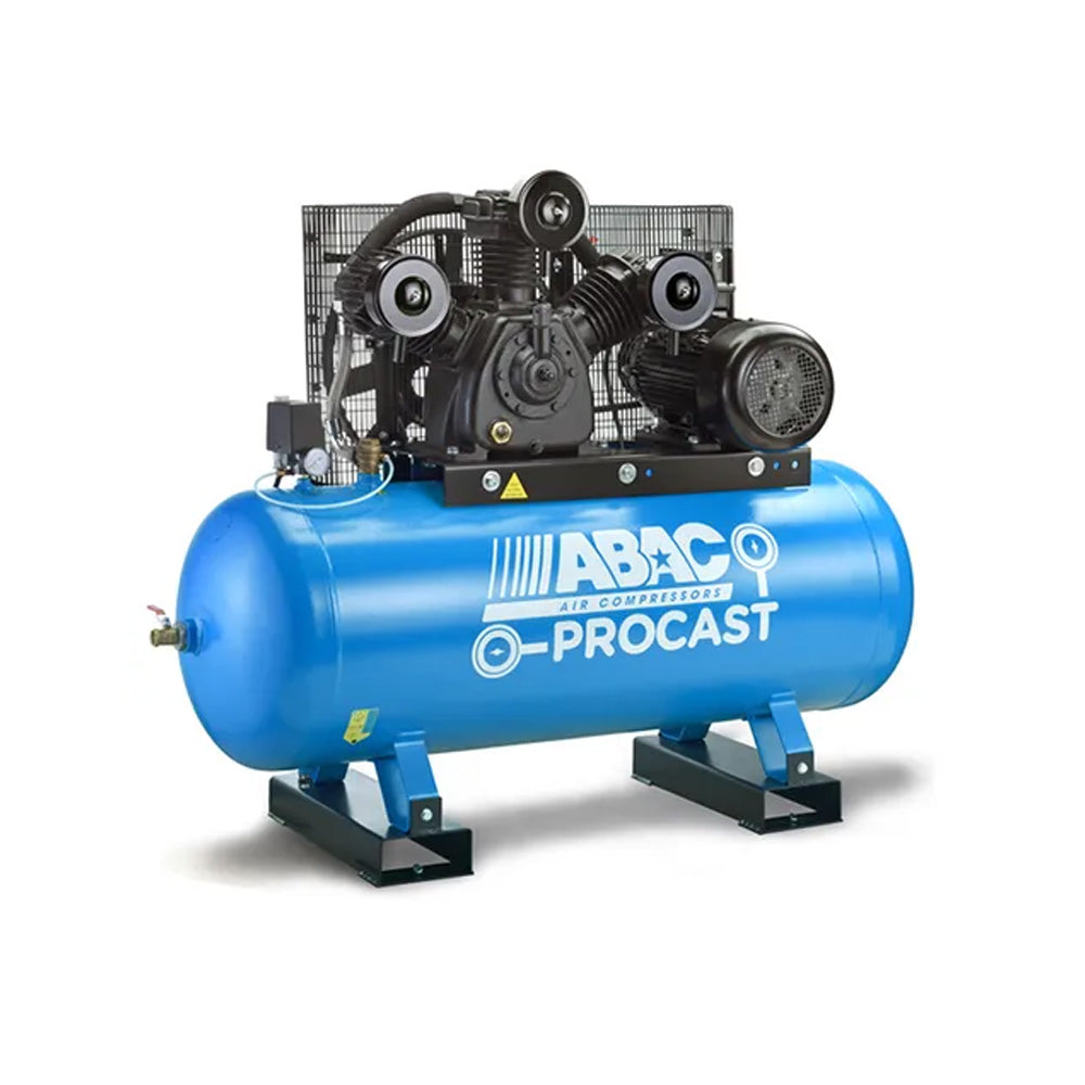 Abac Air Compressor, Belt Drive Stationary 3Phase
