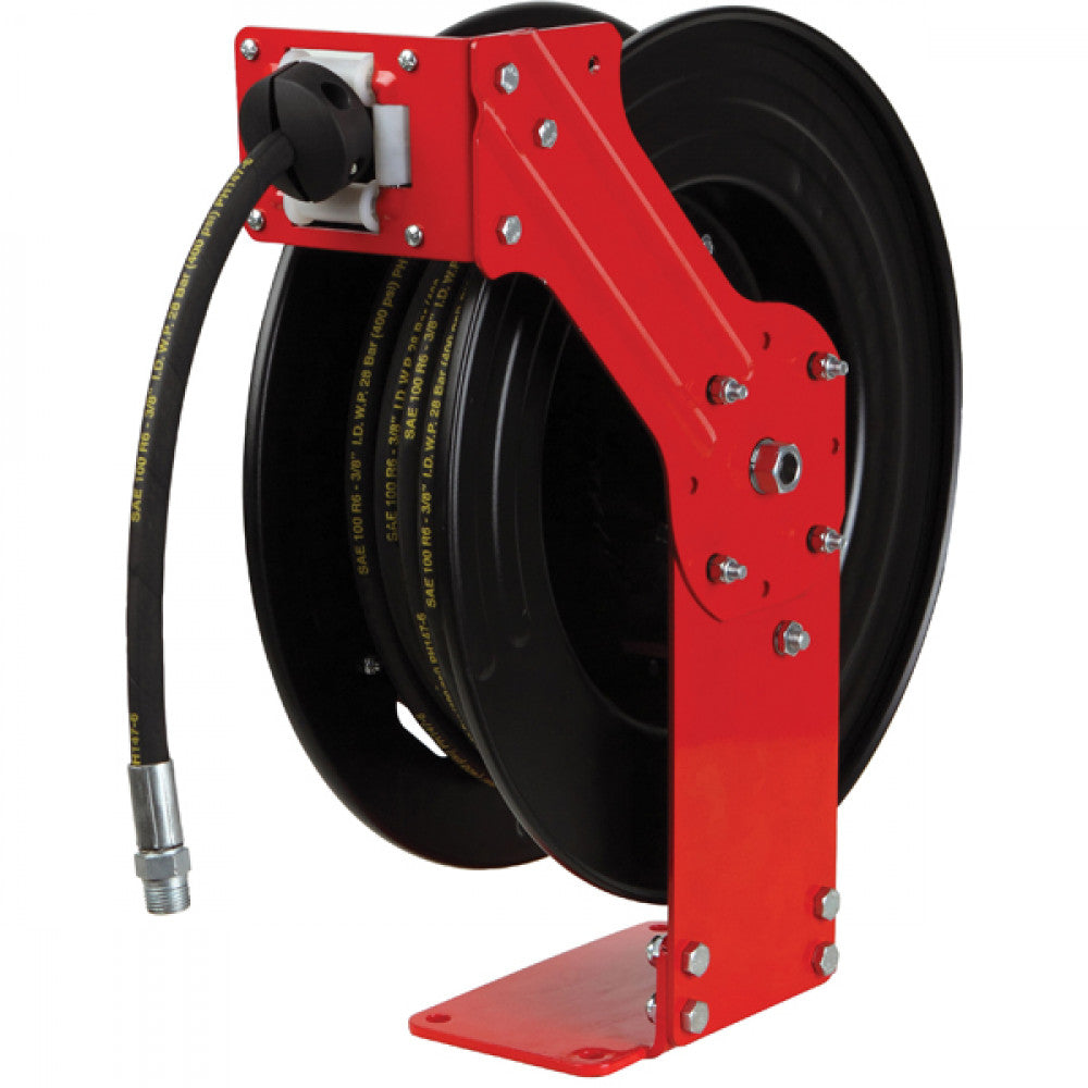 Groz Metal Hose Reel- Air / Water - 15m - 3/8in ID