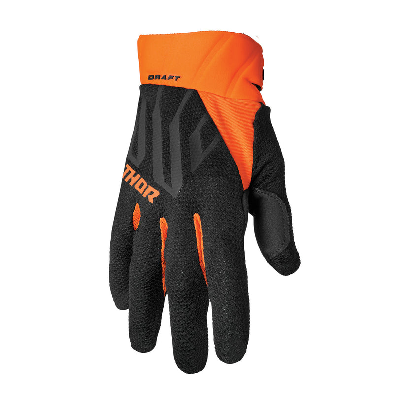 Glove S22 Thor MX Draft Black/Orange Large