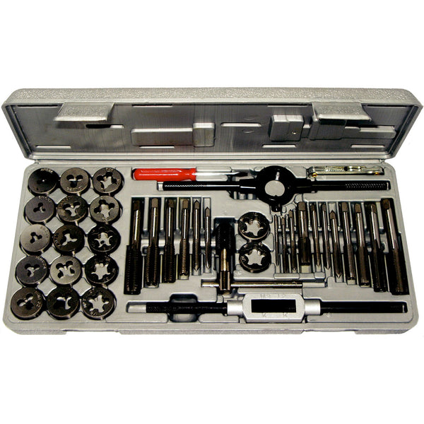 T&E Tools 40Pc SAE Tap And Die Set