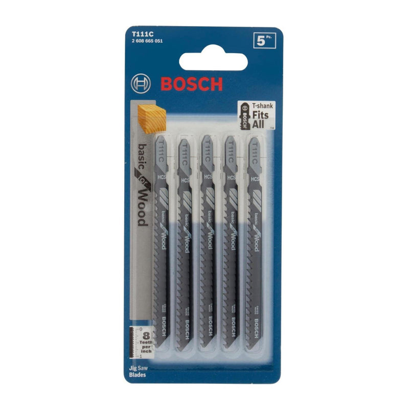 Bosch Jigsaw Saw Blade Set   100mm  Wood  RB -  5ER T111C