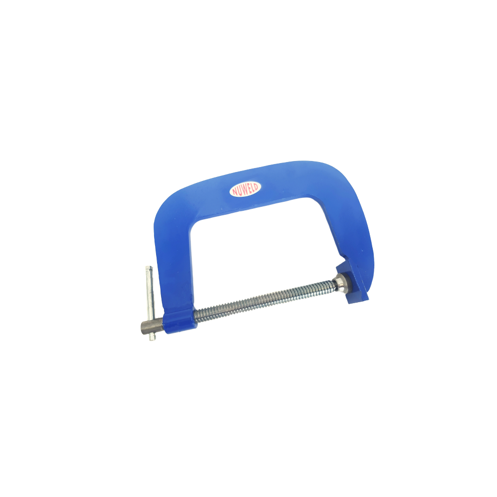 NUWELD G CLAMP 150mm (6") D/THROAT STEEL H/DUTY