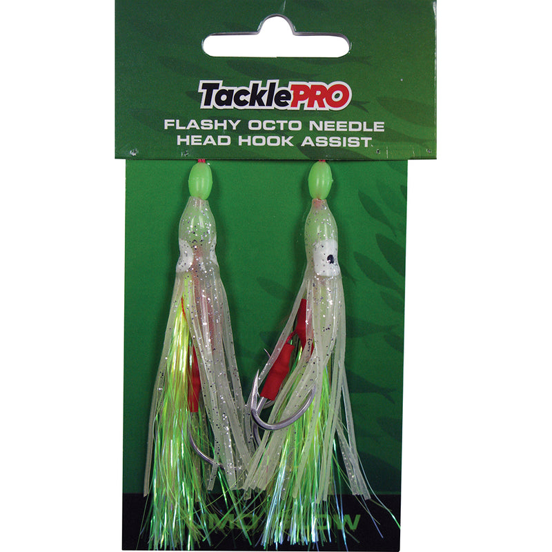 Tacklepro Flashy Octopus Assist Hook - Lumo Glow -