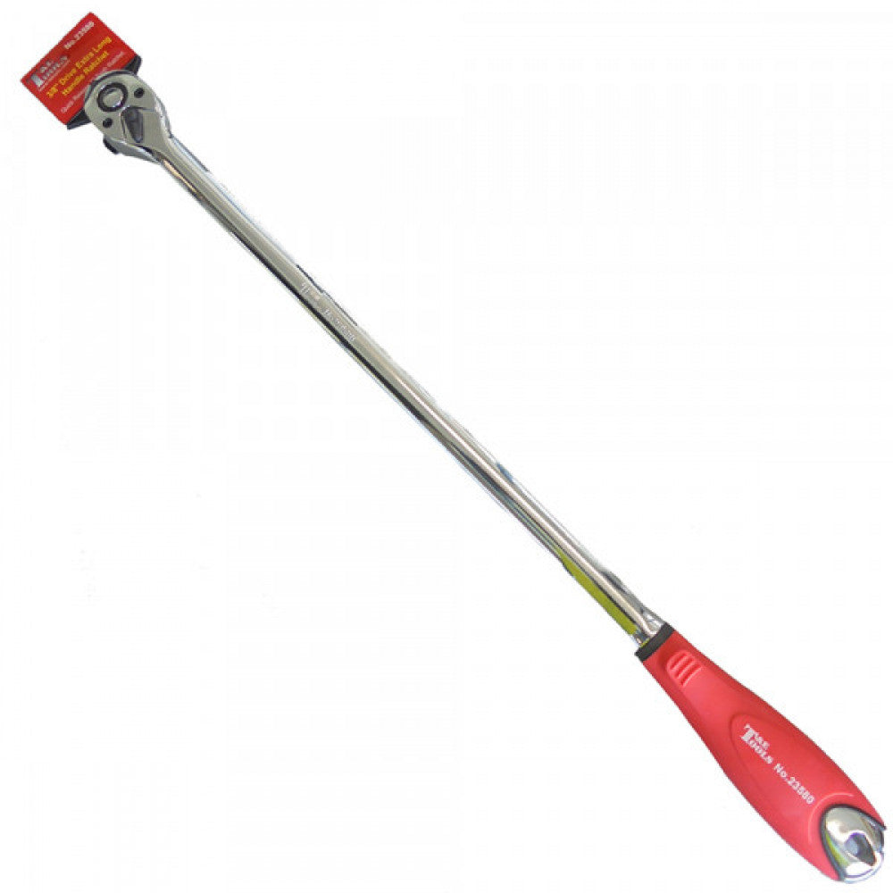T&E Tools 3/8" Drive Extra Long Handle Ratchet 450mm