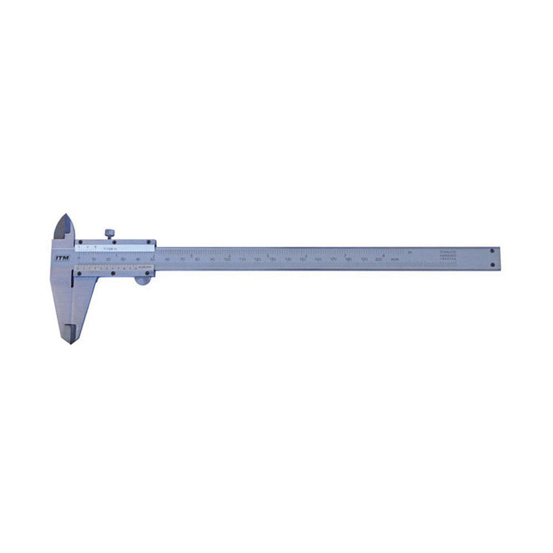 Itm Vernier Caliper Stainless Steel 0-200mm