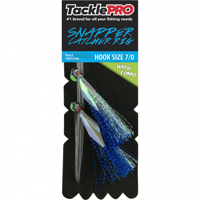 Tacklepro Snapper Catcher Blue & Lumo - 7/0