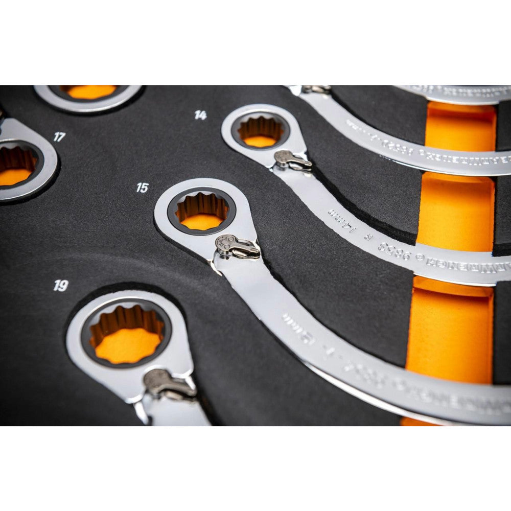 GearWrench 20Pc Specialty Ratcheting Metric Wrench Set In EVA Tray