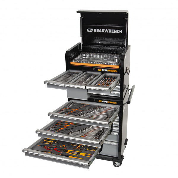 GearWrench 234 PC Combination Chest & Trolley With 7x EVA Trays