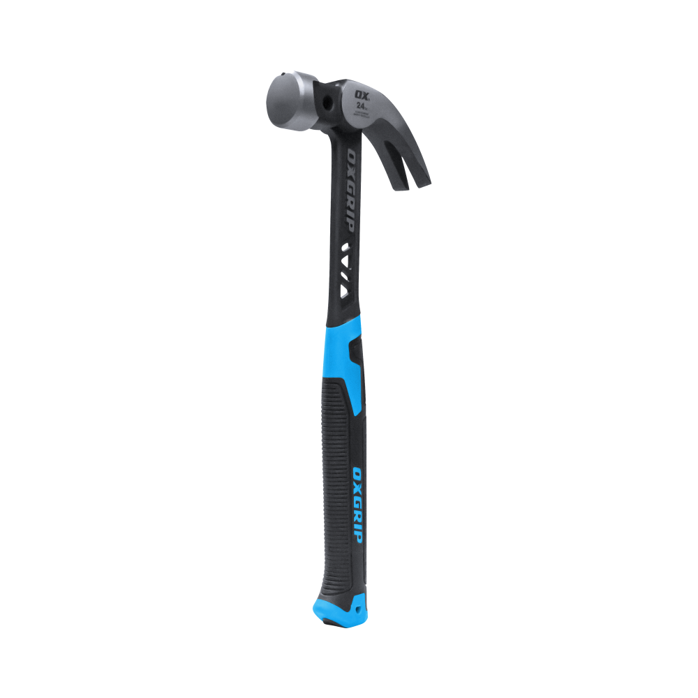 OX Pro Ultrastrike Smooth Faced Curved Claw Hammer - 24 Oz
