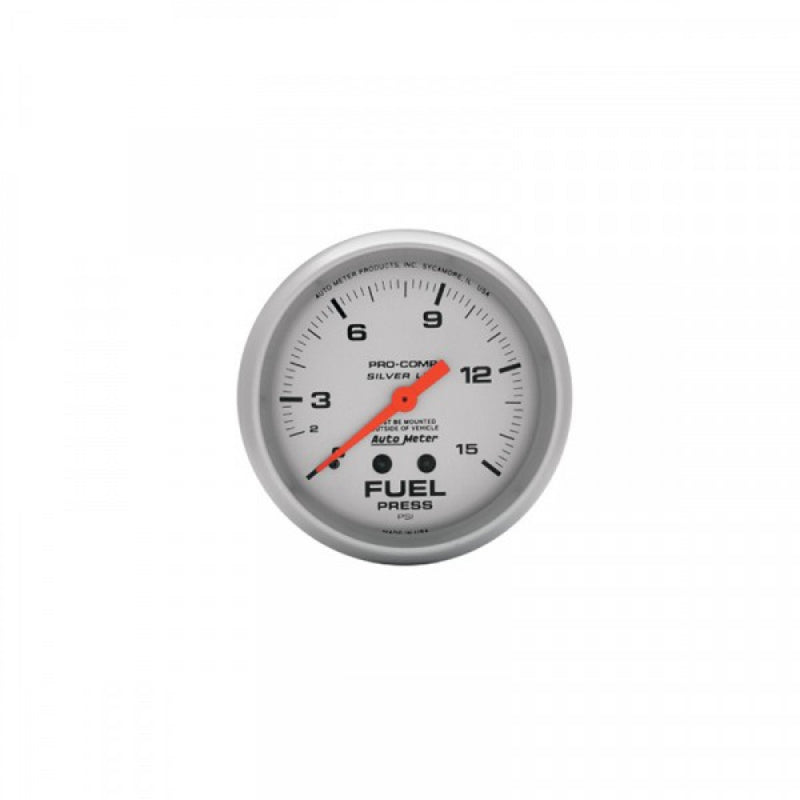 AutoMeter Ultra-Lite Fuel Pressure 0-15Psi Liquid