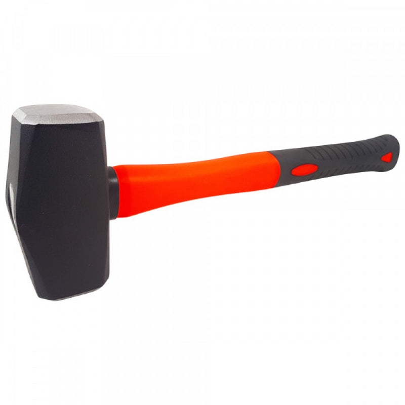 Powerbuilt 4Lb Club Hammer - Fiberglass Handle - Extra Long