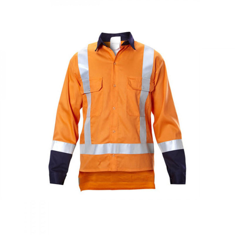 Hard Yakka TTMC Hi-Vis Long Sleeve Polo Shirt