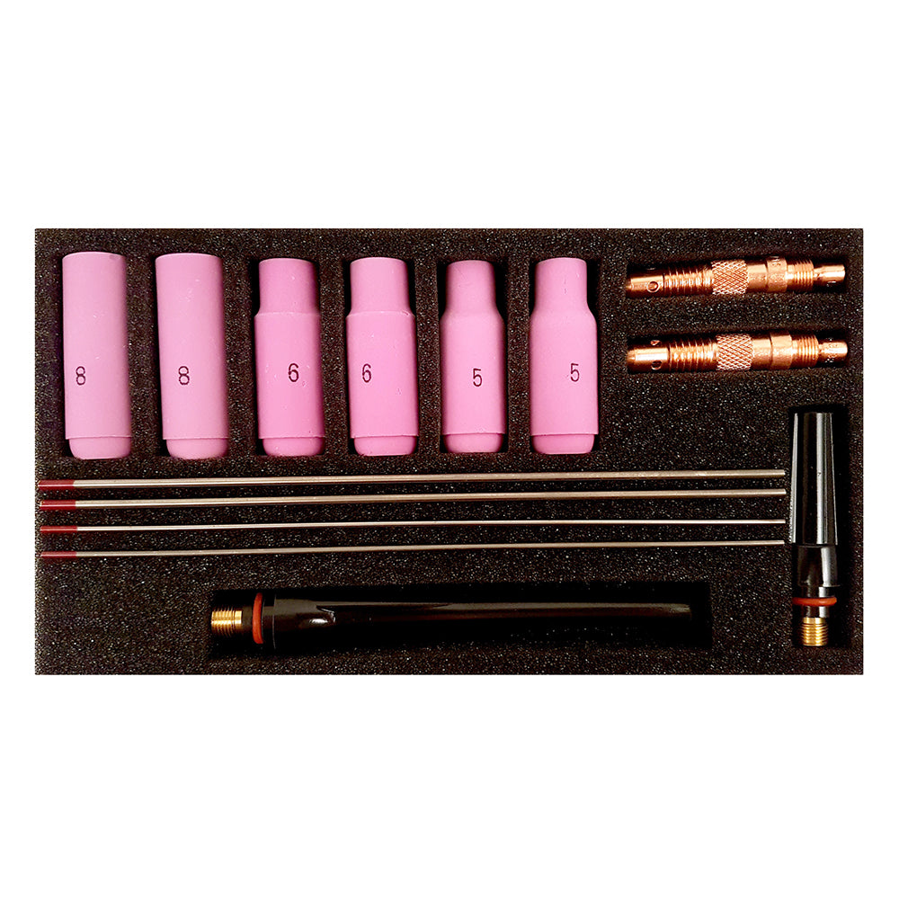 Weldco Consumable Kit 20Pc Tig WP17/26