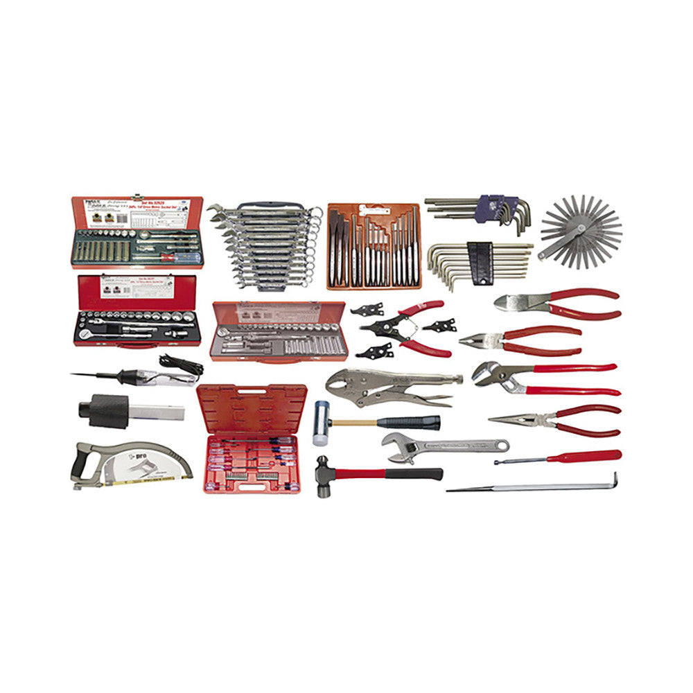 T&E Tools 162-Pc. Metric Apprentice Trade Tool Kit (Tools Only)