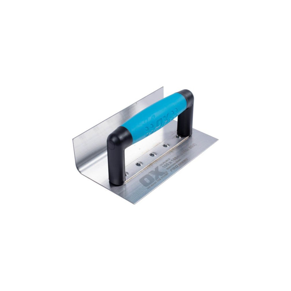 OX Professional 100 x 180mm (10r 50d) S/S Coving Trowel