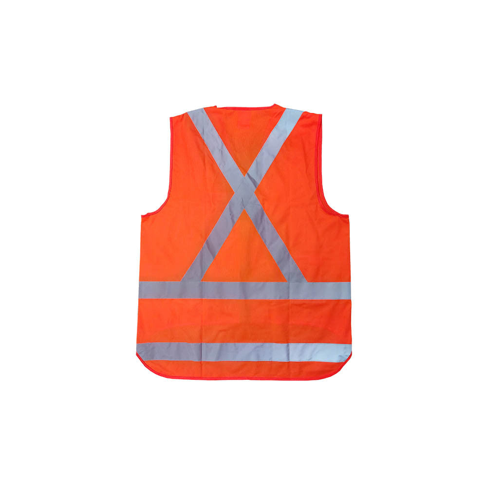 Orange HiViz X-Back Vest Transit 2XL