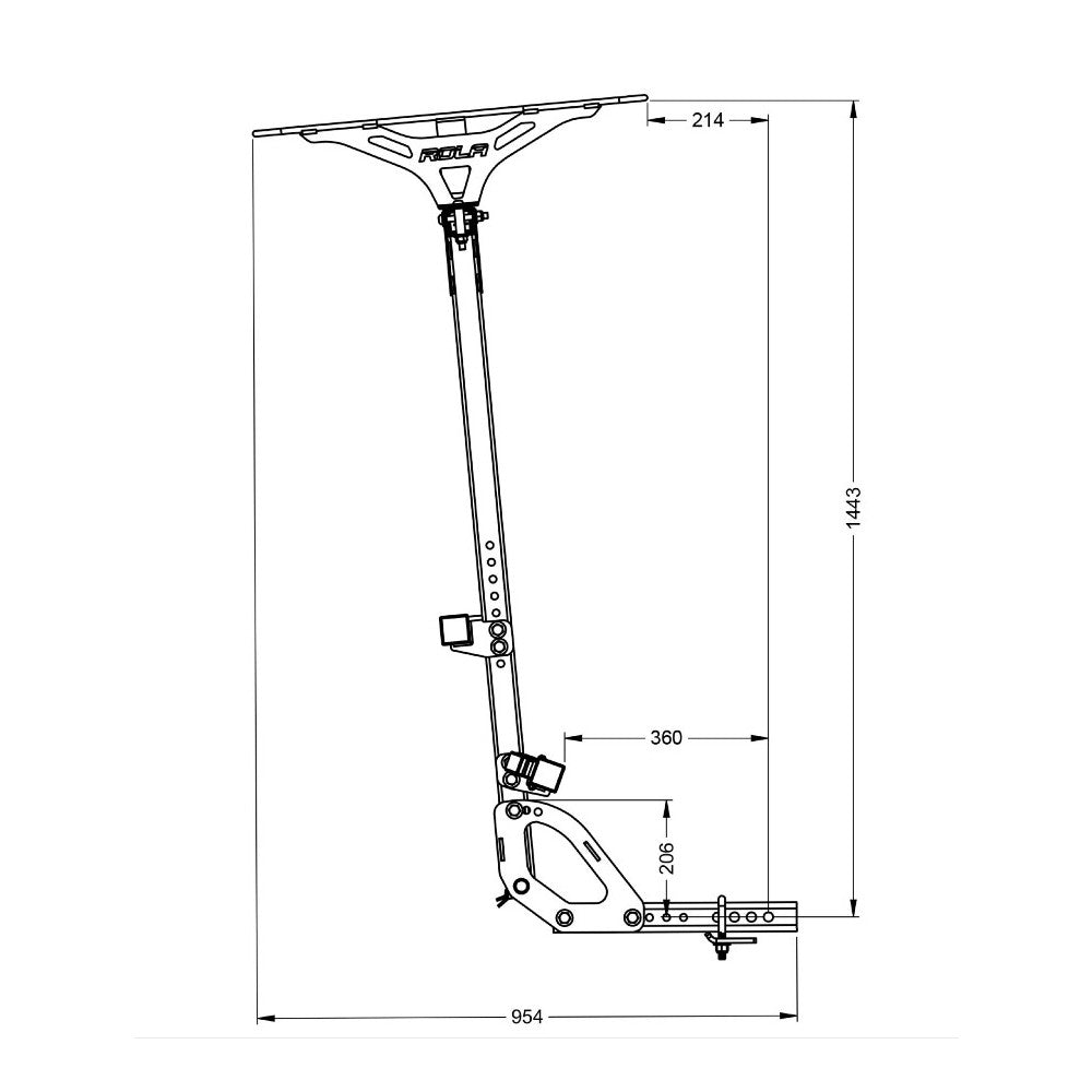 Rola Vertical Cycle Rack (5 Bike)