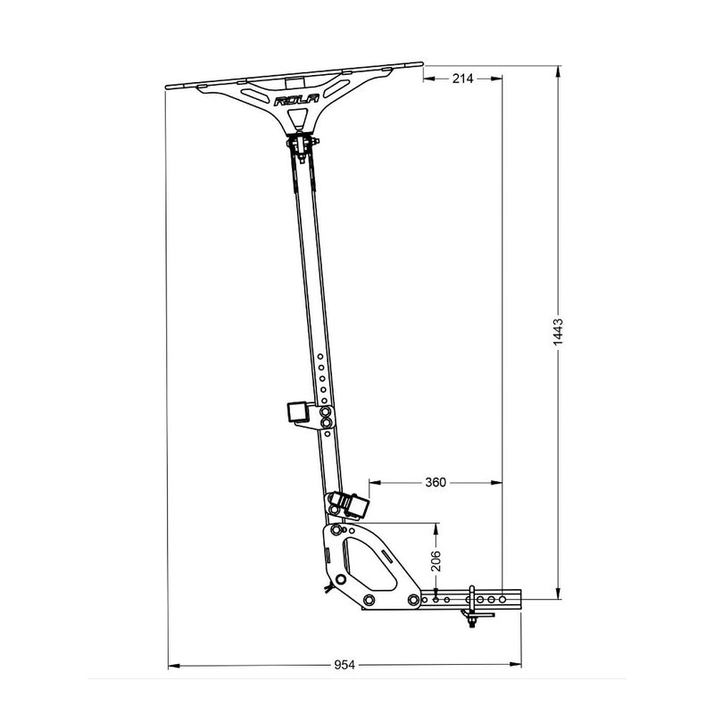 Rola Vertical Cycle Rack (5 Bike)