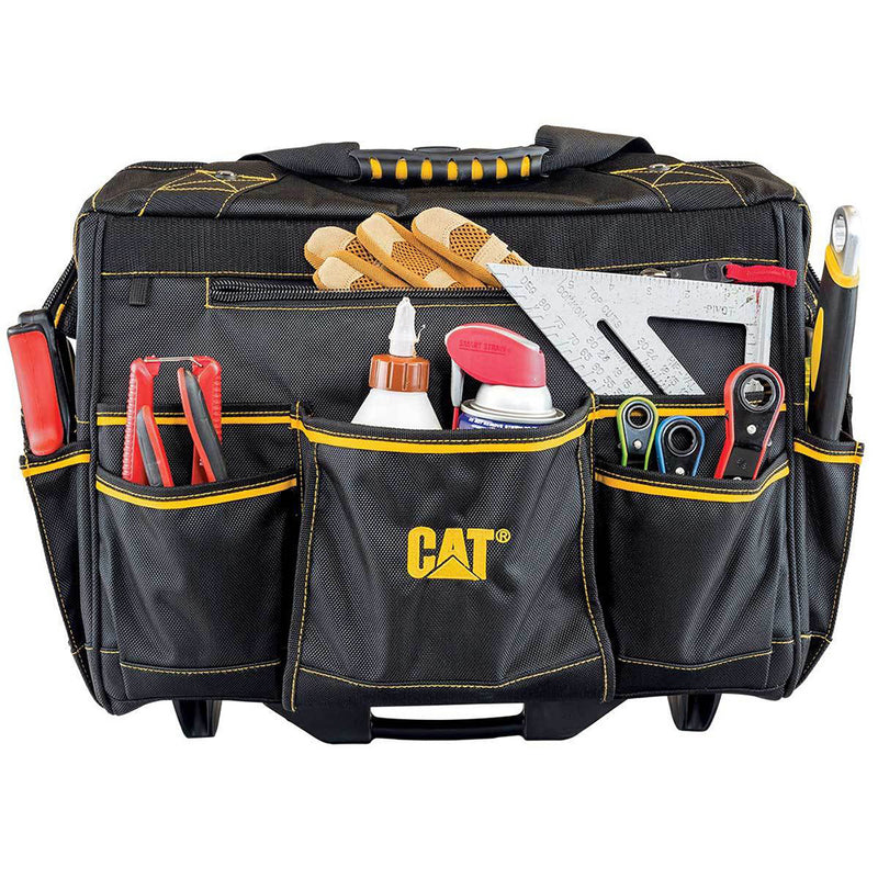 CAT Professional Rolling Tool Bag W/Trundler Handle