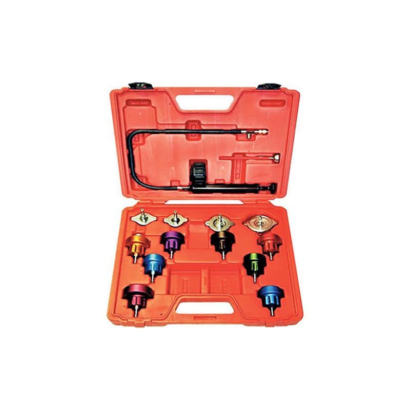 T&E Deluxe Radiator Pressure Tester Set