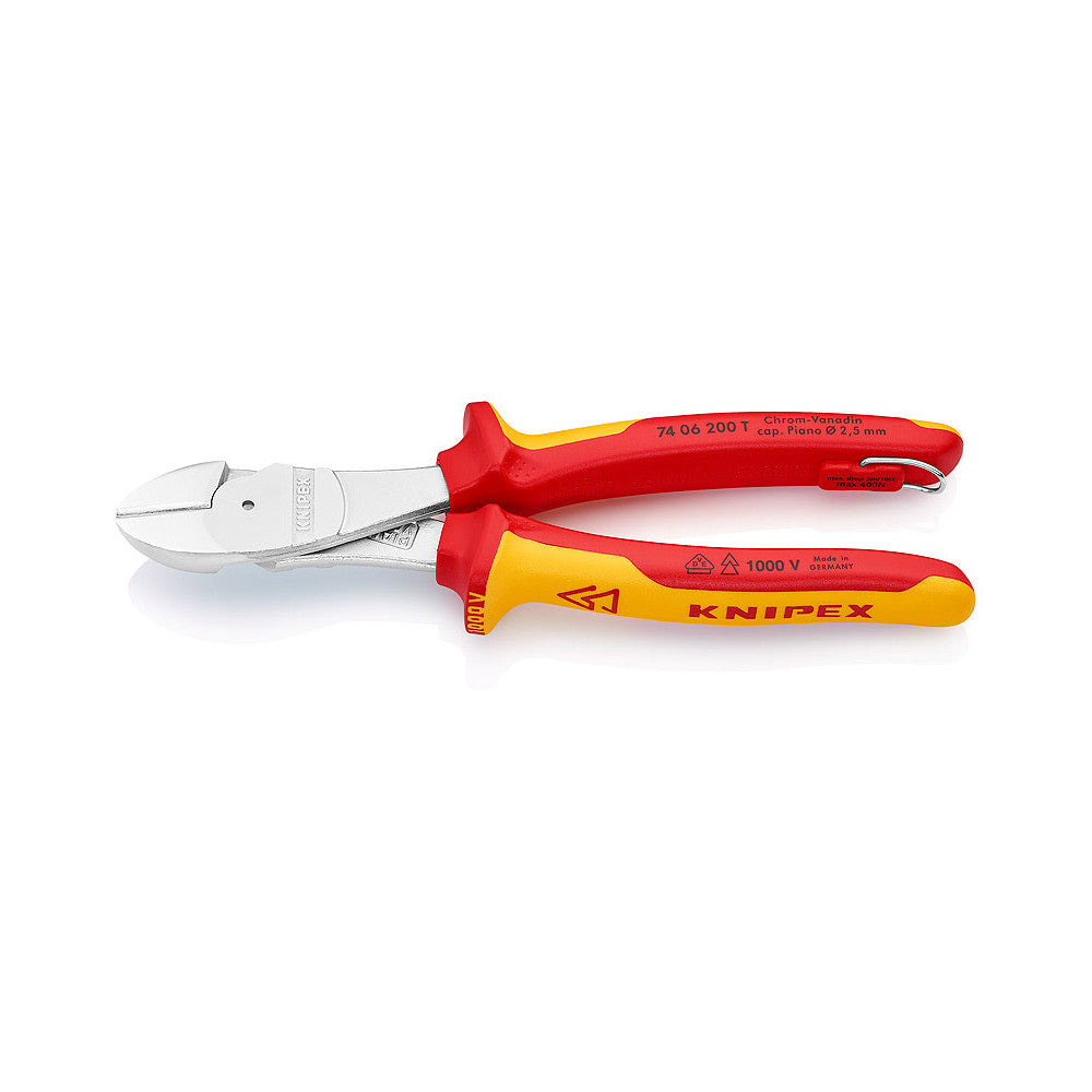 Knipex Pliers , High Leverage VDE Diagonal Cutters, 200mm