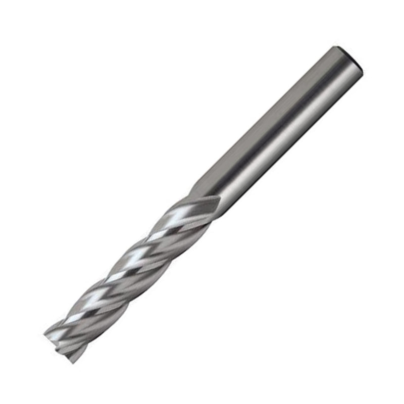 10mm Long HSS-Co 4 Flute Endmill 45x90 10mm Plain Shank E1271000