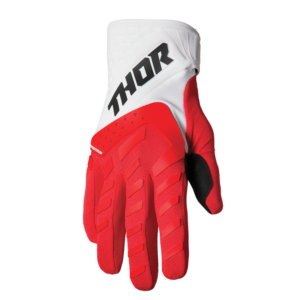 Glove S22 Thor MX Spectrum Red/White Medium