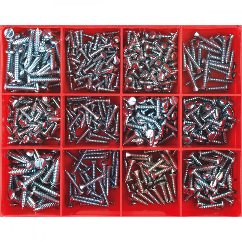 Champion 420Pc Slotted Self Tapping Screw Assortme
