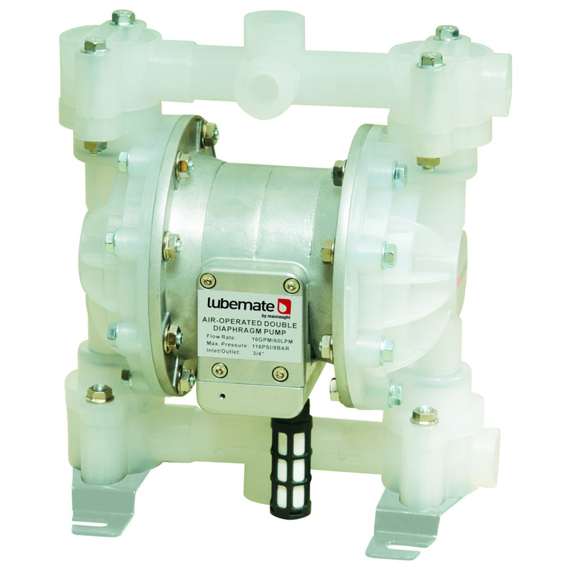 Air-Operated Double Diaphragm Pump - 1/2"