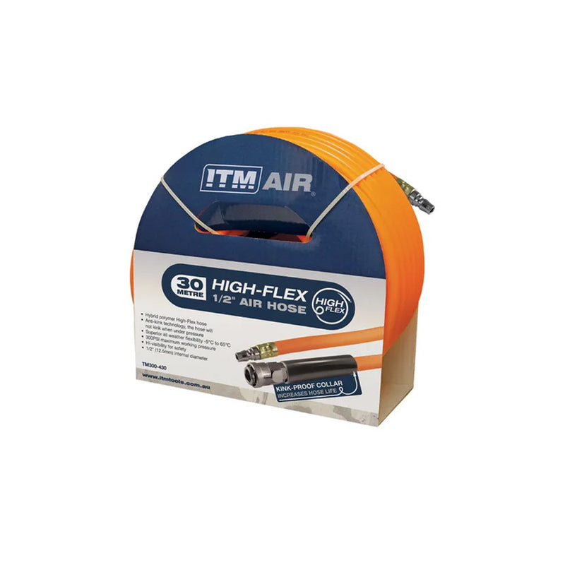 Itm Air Hose 12.5mm(1/2in) x 30M Hybrid Polymer W/