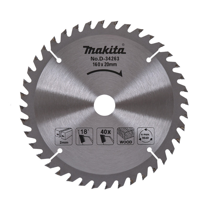 Makita Saw Blade TCT 160x20mm 40T