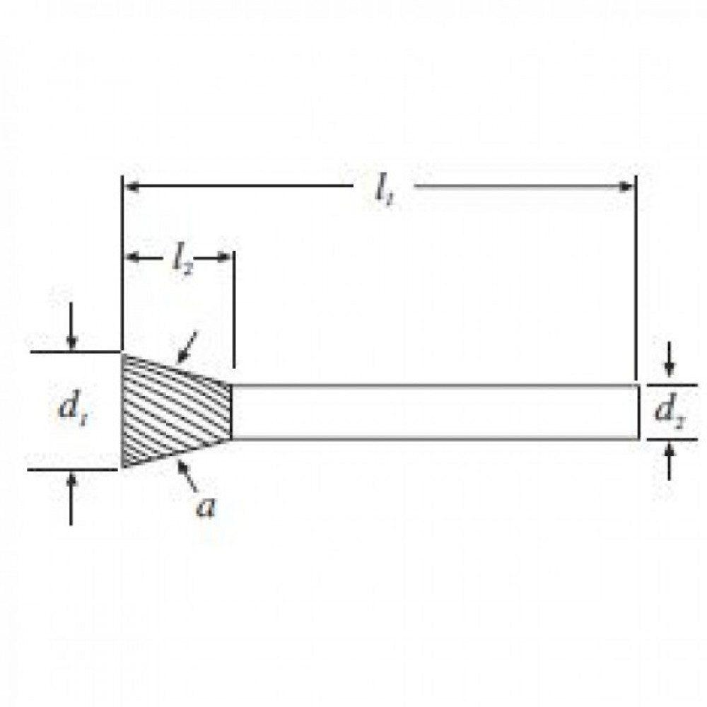 SN4M 12.7mm Double Cut Carbide Rotary Burr
