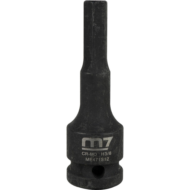 M7 Impact In Hex Socket, 1/2in Drive, 3/8in