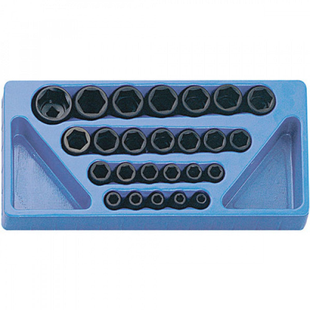Genius 25Pc 1/2" Drive Metric Impact Socket Set