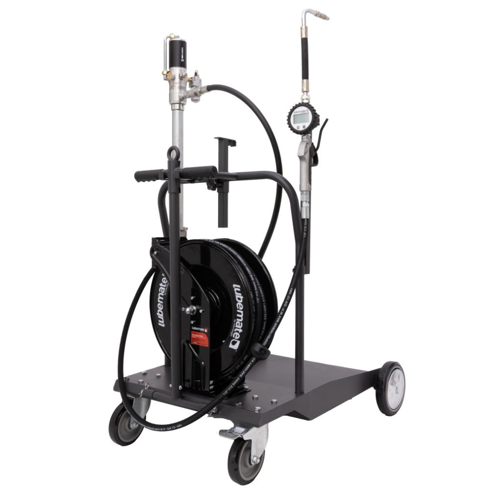 Heavy Duty Drum Trolley L-ARPD3 With Metal Oil Reel & Digital Oil Gun
