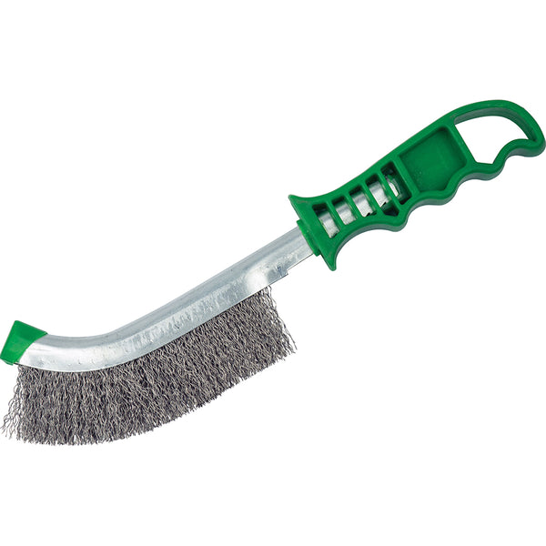 Itm Wire Brush Green Handle - Stainless Steel Wire