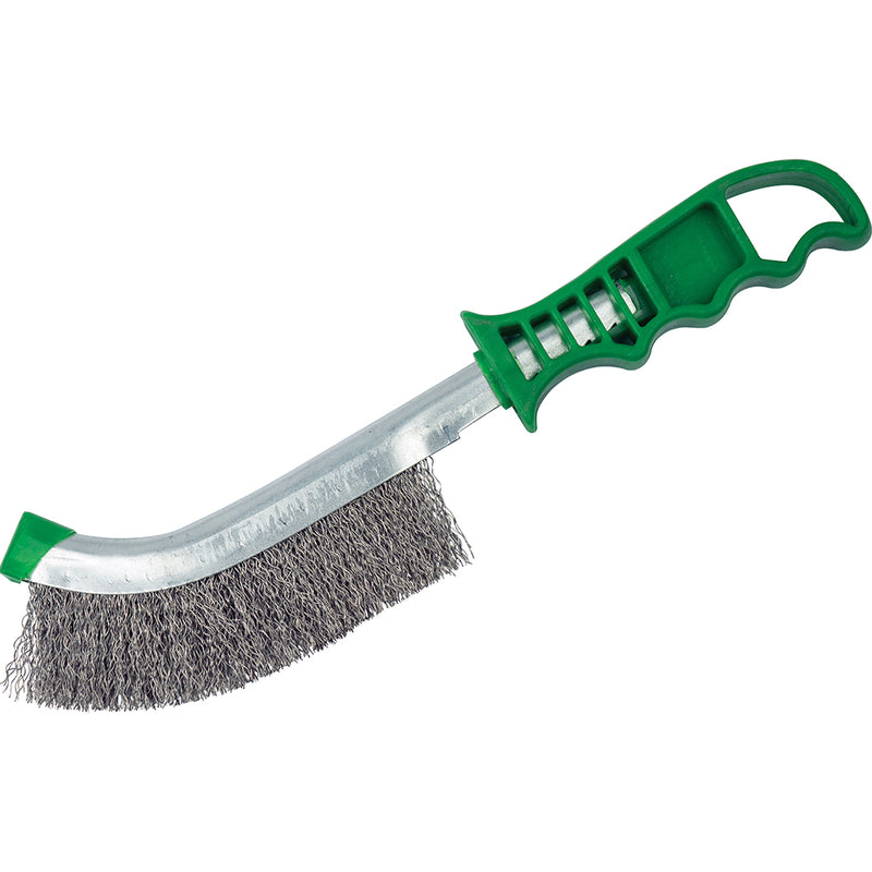 Itm Wire Brush Green Handle - Stainless Steel Wire