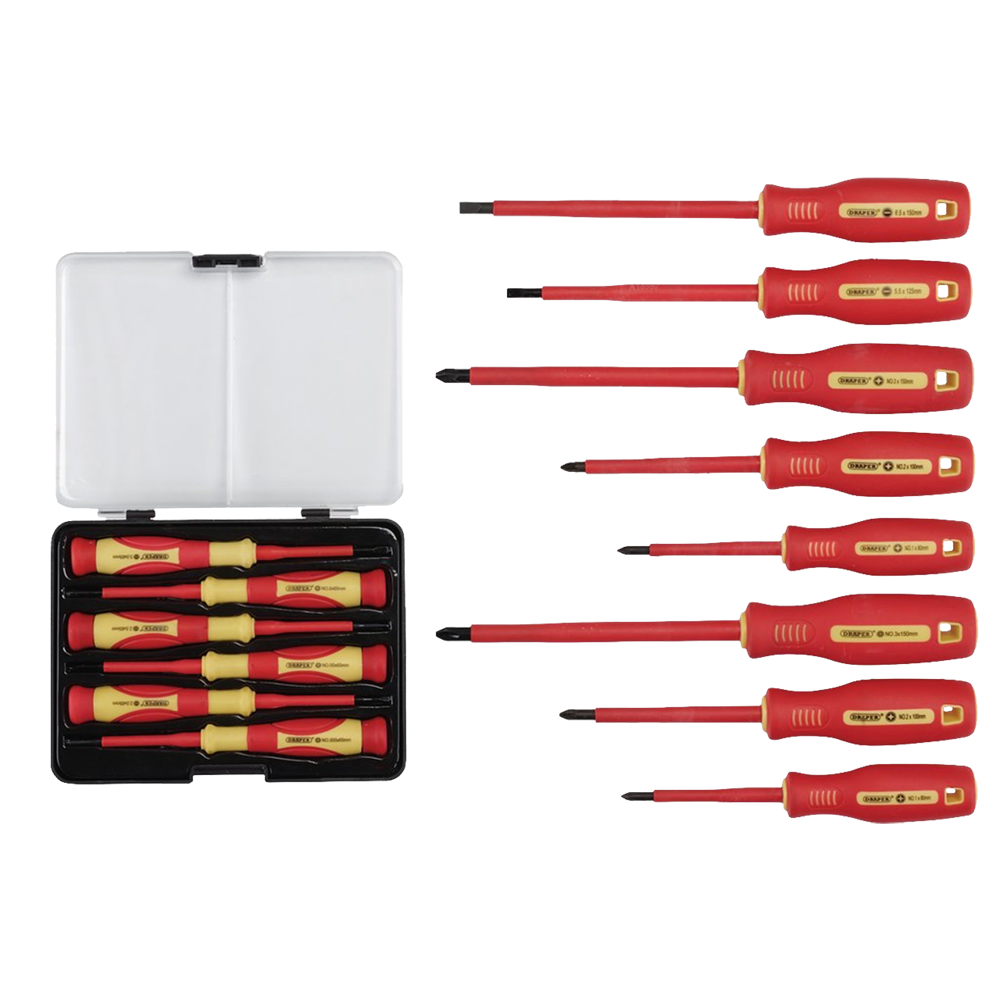 DRAPER VDE Insulated And Precision Screwdriver Set - 14pc