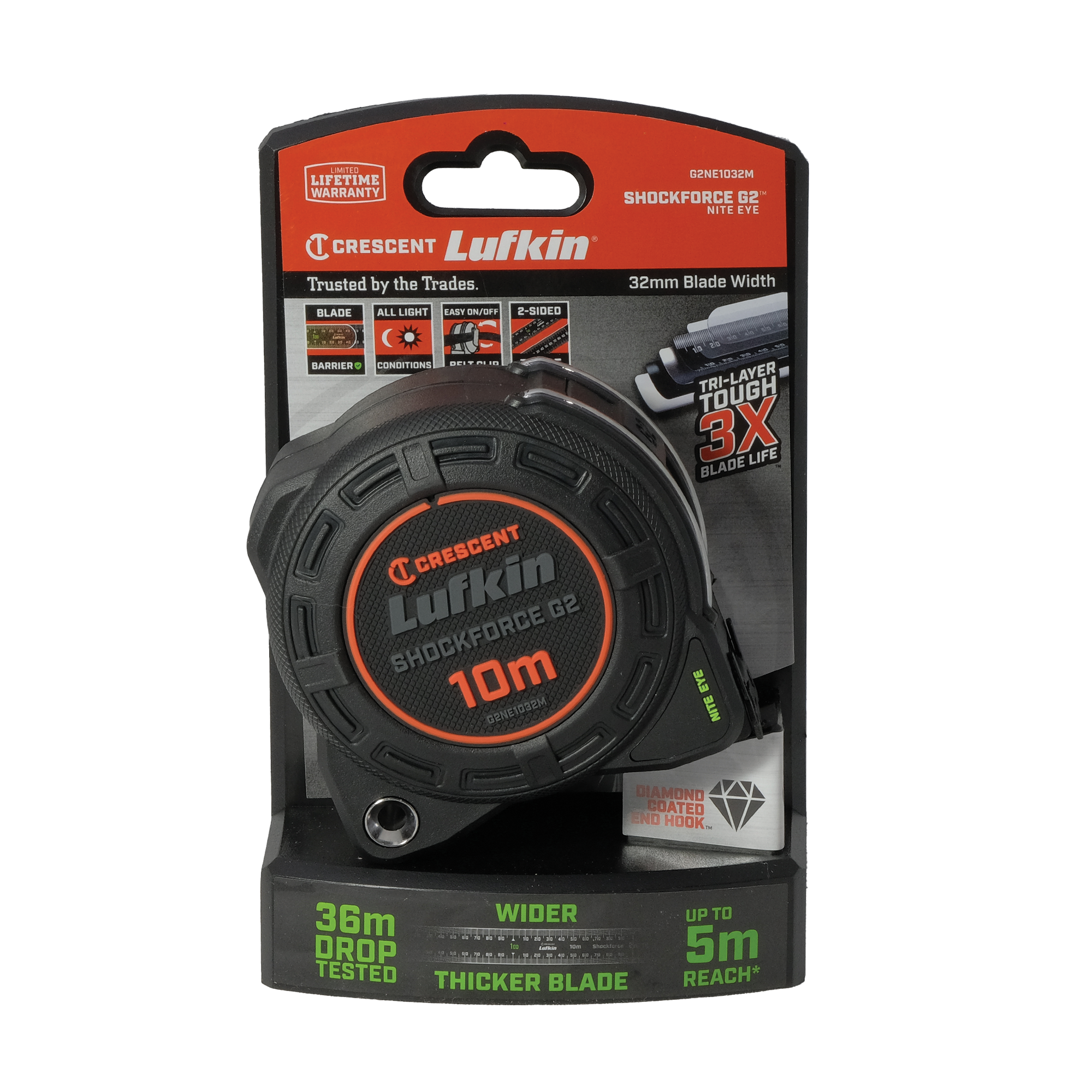 Crescent Lufkin Shockforce Gen 2 Nite Eye 10m x 32mm