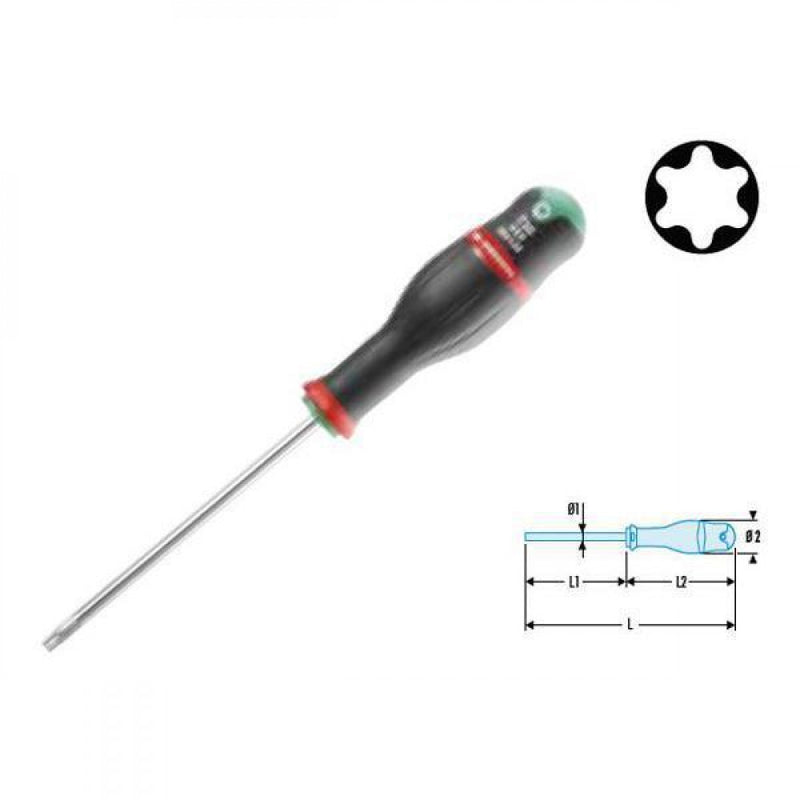 Screwdriver Torx T10x75mm Protwist Facom ATX10X75