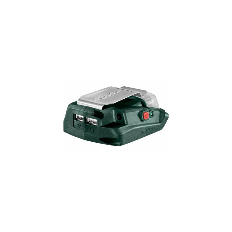 Metabo 14.4/18V Power Adapter With 12V Connection + 2x 5V USB Ports + LED Light