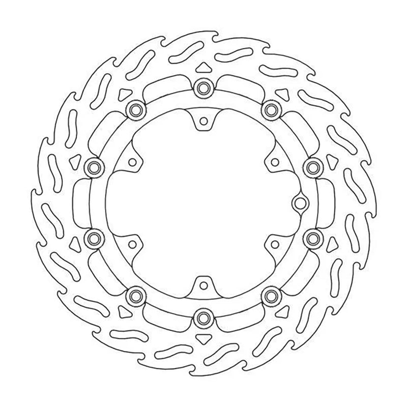 Disc Floating Front Moto Master Flame Left Husqvarna Ktm
